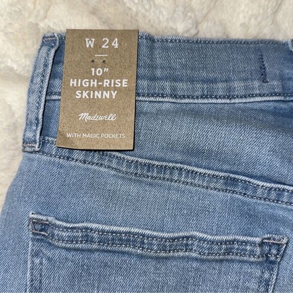 Madewell 24 Light Blue Wash Vintage High Rise Skinny Jeans - Picture 13 of 16